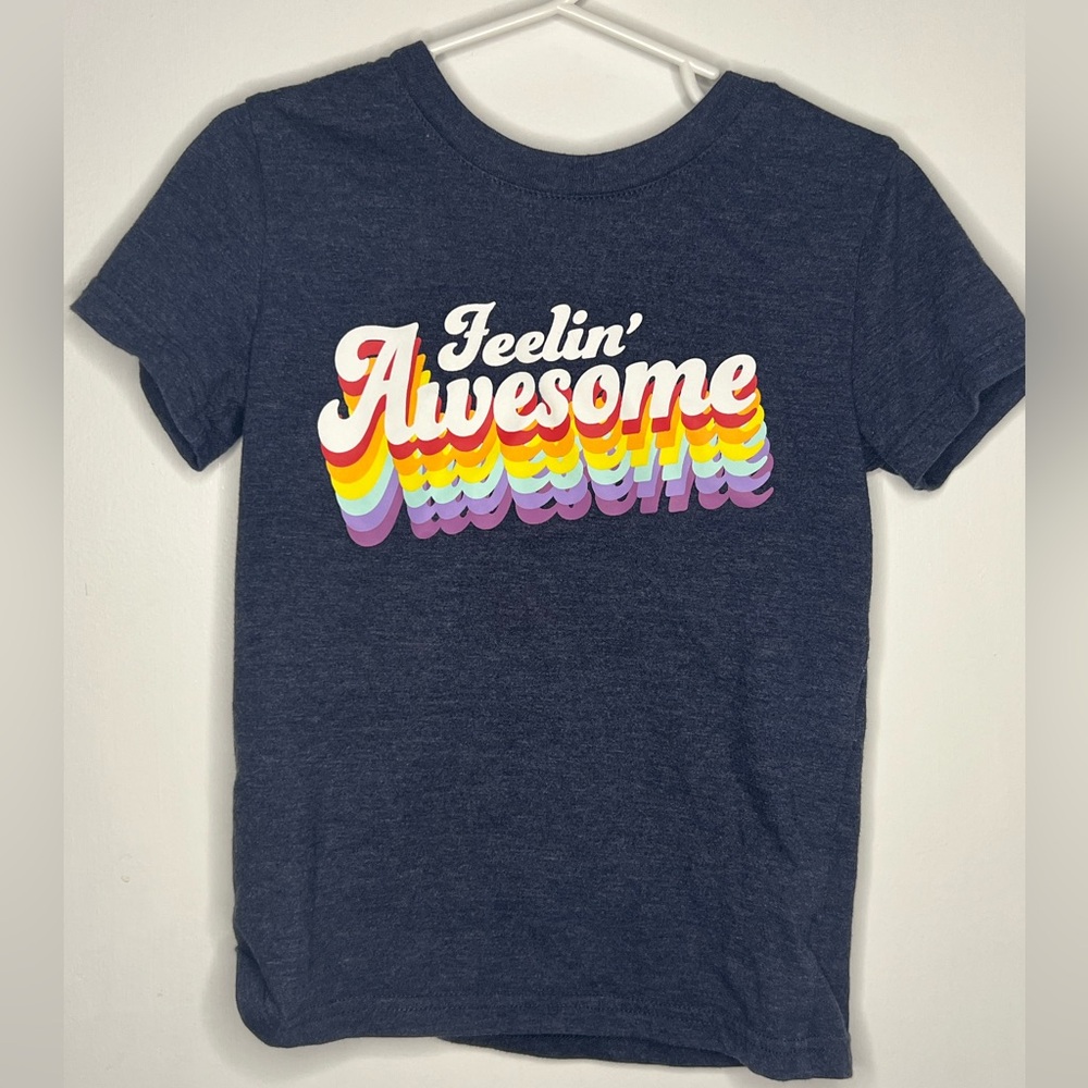 Cat & Jack 4T‎ Feeling Awesome tshirt